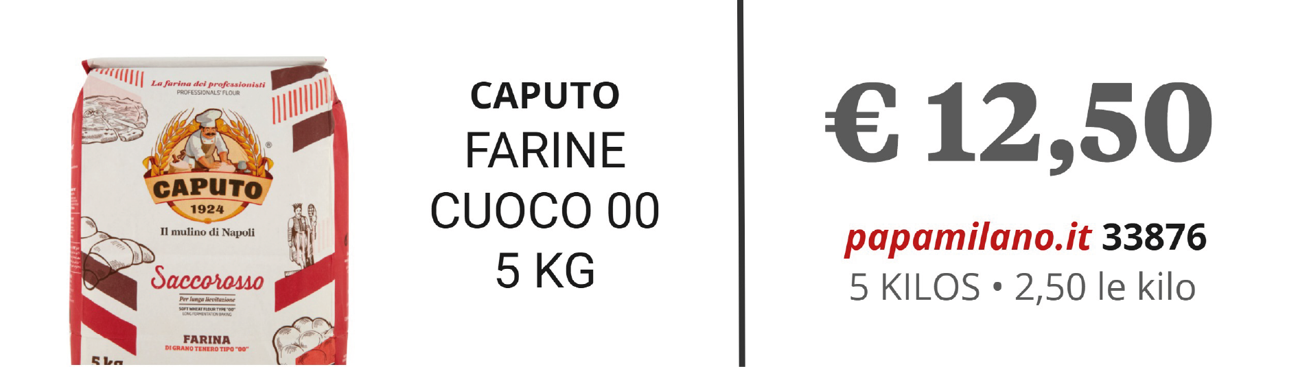 CAPUTO FARINE CUOCO 00 5 KG
